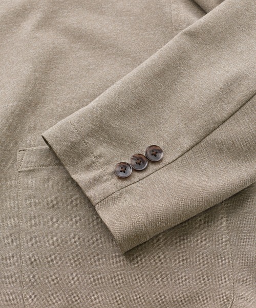 MEN'S BIGI（メンズビギ）の「【COVEROSS W/カバロスダブル】別注 リカバリーセットアップジャケット＜血行促進/抗酸化作用/遠赤外線効果＞（テーラードジャケット・メンズ・ネイビー/ベージュ/チャコールグレー・04/03/02/01）」の19枚目の写真