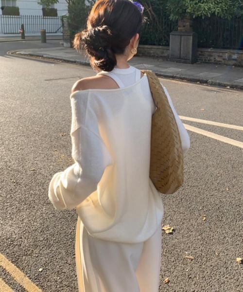 semplice（センプリチェ）の「２枚セットブラウス（シャツ/ブラウス・レディース・ブラック/オフホワイト/グレー・F）」の15枚目の写真