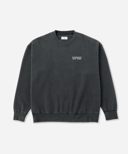 Saturdays NYC(サタデーズ ニューヨークシティ )の「Ari Relaxed Ozone Washed Sweatshirt(スウェット・メンズ・ネイビー/スミクロ・L/S/M/XL)」の21枚目の写真