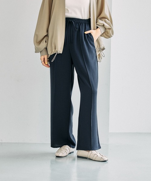 LEPSIM(レプシィム)の「ドロストイージーパンツ 646556(その他パンツ・レディース・ネイビー/ブラック/グレイッシュベージュ/ブラウン系その他・FREE)」の1枚目の写真