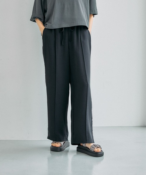 LEPSIM(レプシィム)の「ドロストイージーパンツ 646556(その他パンツ・レディース・ネイビー/ブラック/グレイッシュベージュ/ブラウン系その他・FREE)」の2枚目の写真