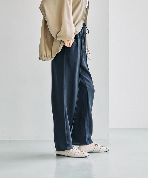 LEPSIM(レプシィム)の「ドロストイージーパンツ 646556(その他パンツ・レディース・ネイビー/ブラック/グレイッシュベージュ/ブラウン系その他・FREE)」の15枚目の写真