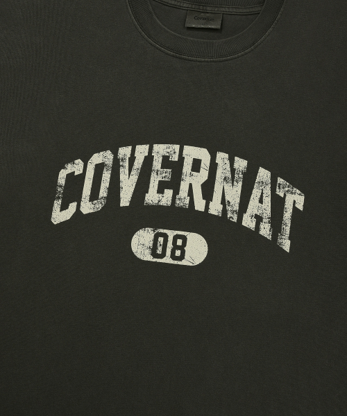 COVERNAT（カバーナット）の「クラックアーチロゴダイングTシャツチャコール（Tシャツ/カットソー・レディース・その他・SMALL/MEDIUM/LARGE/X-LARGE/XX-LARGE/X-SMALL）」の9枚目の写真