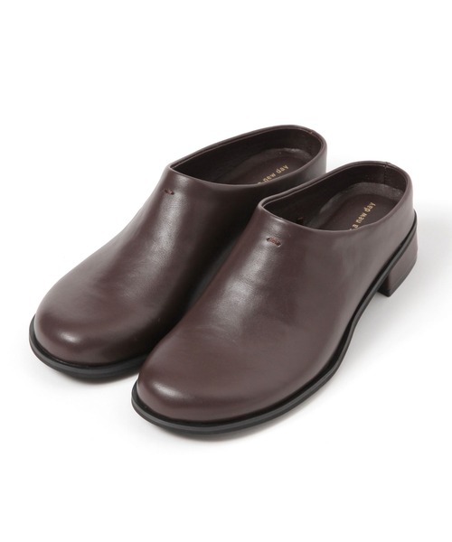 studio CLIP（スタディオクリップ）の「【抗菌防臭/クッションインソール】ラウンドヒールサボ（その他シューズ・レディース・ブラック/ダークブラウン・MEDIUM/LARGE）」の7枚目の写真