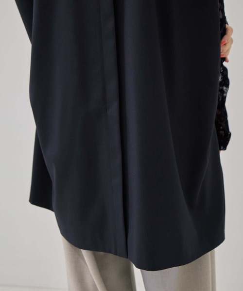 UJOH(ウジョー)の「【UJOH/ウジョー】別注 TAILORED VEST/テイラードベスト(ベスト・レディース・ベージュ/ブラック・2)」の7枚目の写真
