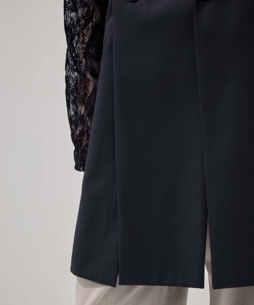 UJOH(ウジョー)の「【UJOH/ウジョー】別注 TAILORED VEST/テイラードベスト(ベスト・レディース・ベージュ/ブラック・2)」の8枚目の写真