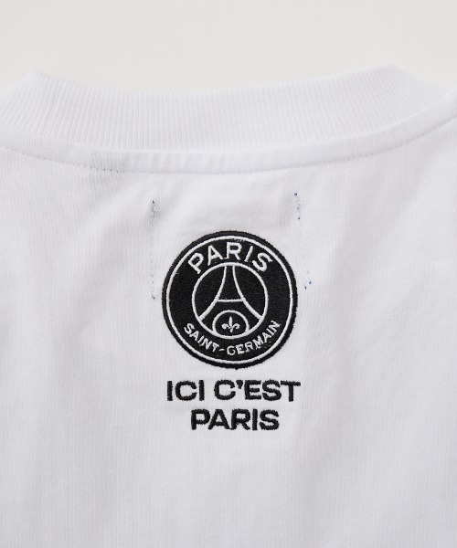 PARIS SAINT-GERMAIN（パリサンジェルマン）の「[PARIS SAINT-GERMAIN/パリ・サン＝ジェルマン] PARISロゴ ラバープリント ショートスリーブTシャツ（Tシャツ/カットソー・メンズ・ブラック/ホワイト・XL/L/M）」の3枚目の写真