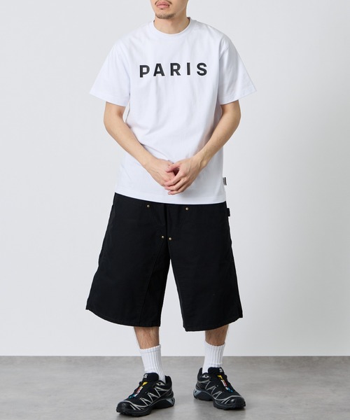 PARIS SAINT-GERMAIN（パリサンジェルマン）の「[PARIS SAINT-GERMAIN/パリ・サン＝ジェルマン] PARISロゴ ラバープリント ショートスリーブTシャツ（Tシャツ/カットソー・メンズ・ブラック/ホワイト・XL/L/M）」の18枚目の写真