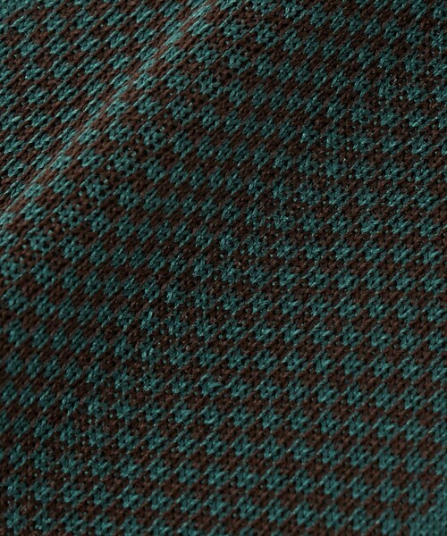 SOVEREIGN（ソブリン）の「【別注】＜DIMAGLIA CRAVATTE＞ミニチェック ニット スカーフ（ストール/ショール・メンズ・ダークグリーン/ベージュ/ピンク・FREE）」の5枚目の写真