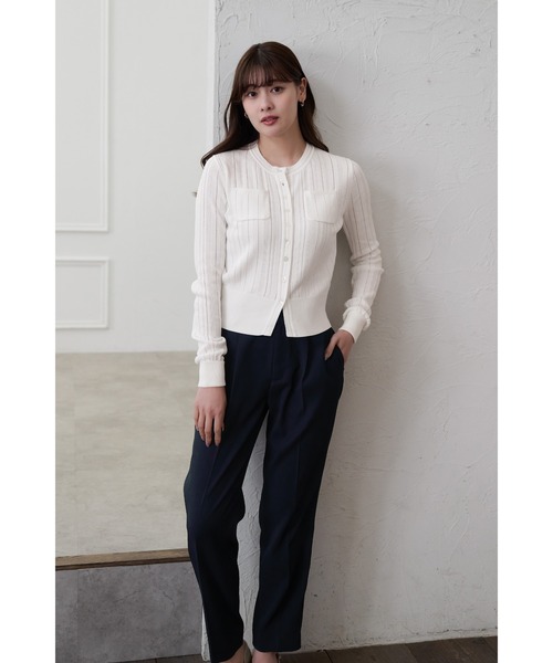 Her lip to（ハーリップトゥー）の「Twill Tapered Pants（その他パンツ・レディース・ベージュ/オフホワイト/ダークネイビー・S/M）」の22枚目の写真