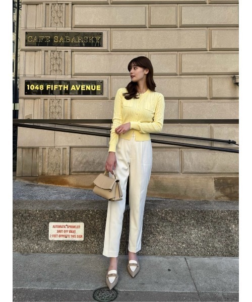 Her lip to（ハーリップトゥー）の「Twill Tapered Pants（その他パンツ・レディース・ベージュ/オフホワイト/ダークネイビー・S/M）」の15枚目の写真