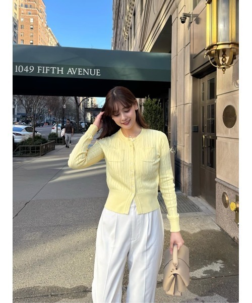 Her lip to（ハーリップトゥー）の「Twill Tapered Pants（その他パンツ・レディース・ベージュ/オフホワイト/ダークネイビー・S/M）」の13枚目の写真