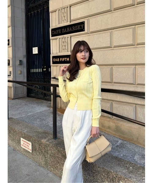 Her lip to（ハーリップトゥー）の「Twill Tapered Pants（その他パンツ・レディース・ベージュ/オフホワイト/ダークネイビー・S/M）」の14枚目の写真
