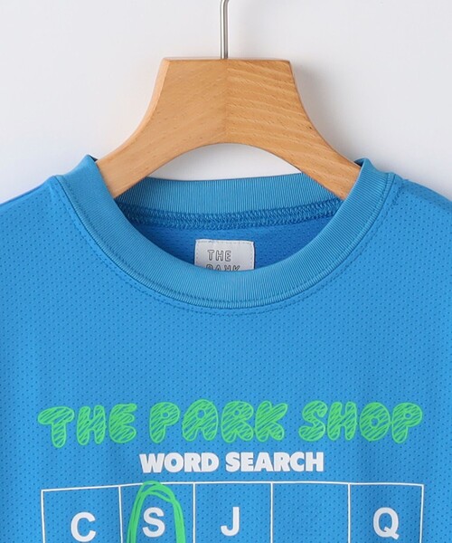 THE PARK SHOP(ザパークショップ)の「THE PARK SHOP:115~145cm /WORD SEARCH Tシャツ(Tシャツ/カットソー・キッズ・イエロー/ブルー・135/115/145/125)」の8枚目の写真