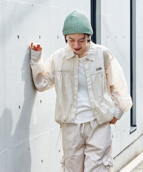 セール】Super Light Nylon ショートギャザーシャツ＜セットアップ対応