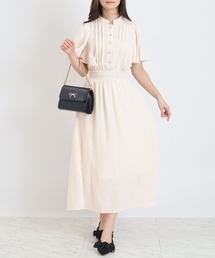 ASTORIA ODIER（アストリアオディール）の「ピンタックフレアスリーブワンピース（ワンピース）」