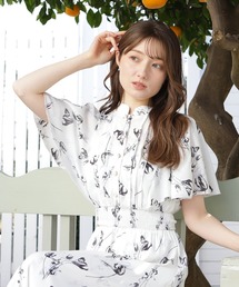 ASTORIA ODIER（アストリアオディール）の「ピンタックフレアスリーブワンピース（ワンピース）」