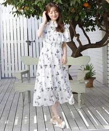 ASTORIA ODIER（アストリアオディール）の「ピンタックフレアスリーブワンピース（ワンピース）」