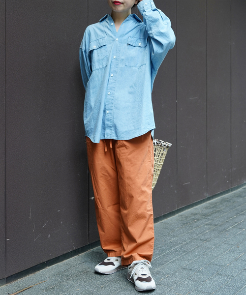 JOURNAL STANDARD LUXE(ジャーナルスタンダード ラックス)の「【HTS 】COTTON EASY PANTS(その他パンツ・レディース・ブラック/サックスブルー/レンガ・48)」の10枚目の写真