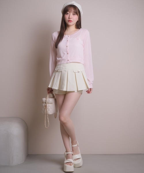 LIPSERVICE（リップサービス）の「フラップポイントプリーツショートパンツ（その他パンツ・レディース・アイボリー/ブラック/その他1・S/M）」の15枚目の写真