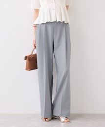 VIS | ベルトディティールタックワイドパンツ/イージーケア・接触冷感(その他パンツ)