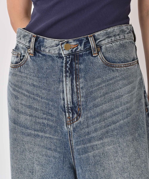 AKTE（アクテ）の「ルーズフィットデニムパンツ（デニムパンツ・レディース・ブルー・2T/2/1）」の6枚目の写真