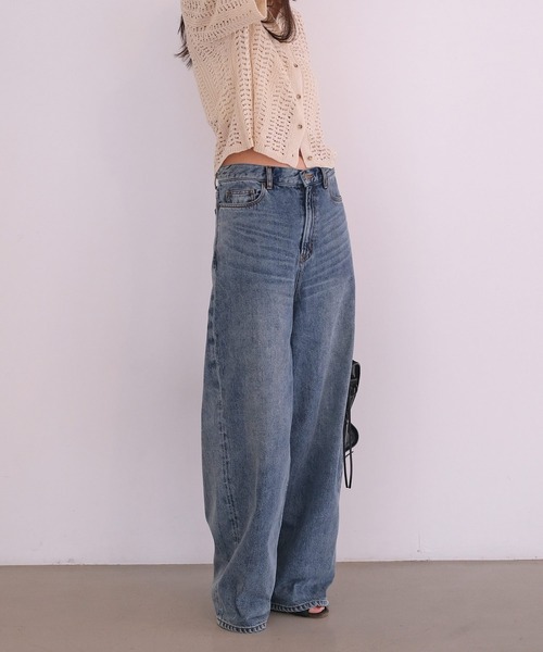 AKTE(アクテ)の「ルーズフィットデニムパンツ(デニムパンツ・レディース・ブルー・2T/2/1)」の20枚目の写真