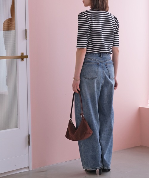 AKTE(アクテ)の「ルーズフィットデニムパンツ(デニムパンツ・レディース・ブルー・2T/2/1)」の10枚目の写真