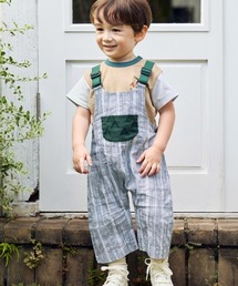 Hoppetta（ホッペッタ）の「【Hoppetta(ホッペッタ)】さんかくゴムサロペット 70-80cm・80-90・90-100cm（サロペット/オーバーオール）」