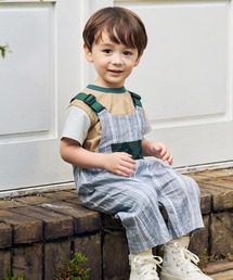 Hoppetta（ホッペッタ）の「【Hoppetta(ホッペッタ)】さんかくゴムサロペット 70-80cm・80-90・90-100cm（サロペット/オーバーオール）」