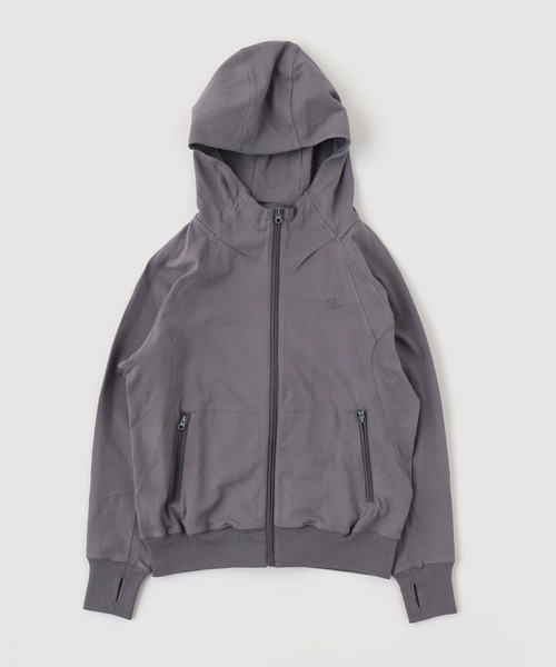 PULP/417EDIFICE(パルプフォーワンセブンエディフィス)の「SAN SAN GEAR / サンサンギア SLING HOODIE ZIP-UP(パーカー・メンズ・チャコールグレー/グレー・2/1)」の2枚目の写真