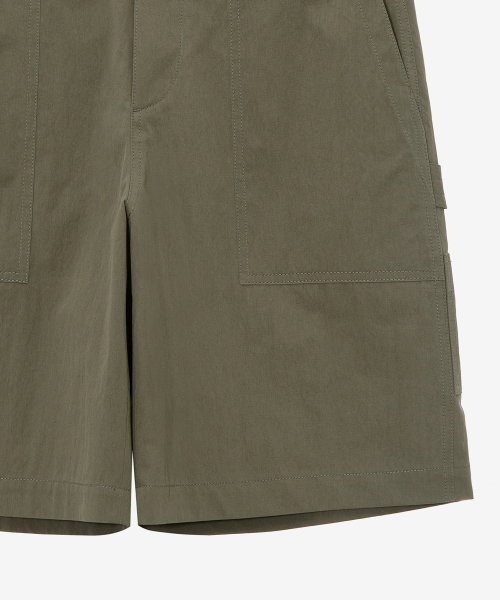 MINDBRIDGE(マインドブリッジ)の「ワイドフィットワークハーフパンツ(その他パンツ・メンズ・ダークカーキ・36/34/32/30)」の7枚目の写真