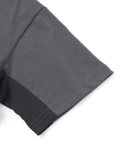 WASK(ワスク)の「【接触冷感】メッシュ切替 ビッグシルエットTシャツ(Tシャツ/カットソー・キッズ・グレー/ブラック・150cm/140cm/160cm)」の18枚目の写真