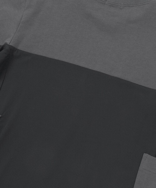 WASK(ワスク)の「【接触冷感】メッシュ切替 ビッグシルエットTシャツ(Tシャツ/カットソー・キッズ・グレー/ブラック・150cm/140cm/160cm)」の19枚目の写真