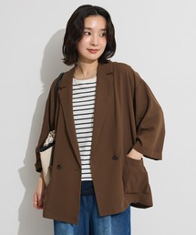 Green Parks（グリーンパークス）の「【適ON】シアーシャツジャケット（テーラードジャケット）」