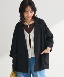 Green Parks（グリーンパークス）の「【適ON】シアーシャツジャケット（テーラードジャケット）」