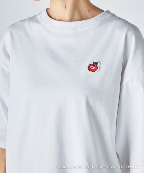 ハローキティコラボ（ハローキティコラボ）の「【Ocean Pacific×ハローキティ】レディースハローキティ×OP ビッグTシャツ　バックプリント（Tシャツ/カットソー・レディース・ホワイト/ブルー/チャコールグレー・LARGE/X-LARGE/MEDIUM）」の17枚目の写真