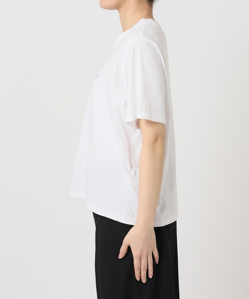 LOW CLASSIC（ロウ　クラシック）の「LOW CLASSIC Lc / ロウ クラシック エルシー Lc BASIC T-SHIRT（Tシャツ/カットソー・レディース・ホワイト/ブラック・SMALL）」の7枚目の写真