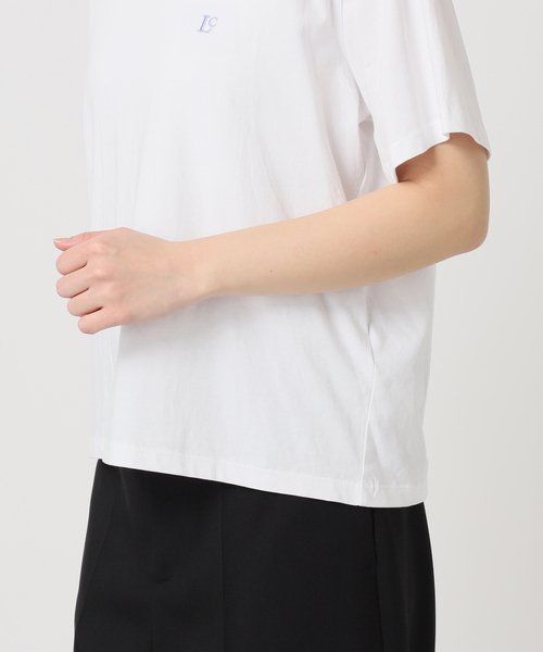 LOW CLASSIC（ロウ　クラシック）の「LOW CLASSIC Lc / ロウ クラシック エルシー Lc BASIC T-SHIRT（Tシャツ/カットソー・レディース・ホワイト/ブラック・SMALL）」の11枚目の写真