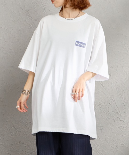 WILD THINGS（ワイルドシングス）の「[WILD THINGS/ワイルドシングス] 80S CLIMBER バックプリント ショートスリーブTシャツ（Tシャツ/カットソー・レディース・ブラック/ホワイト/ネイビー・M/L/XL）」の16枚目の写真