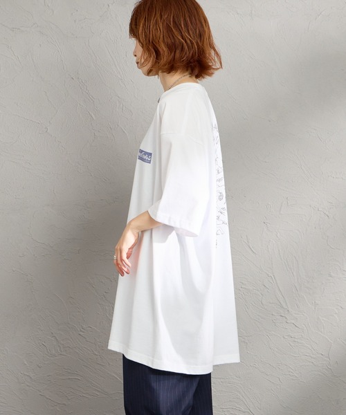 WILD THINGS（ワイルドシングス）の「[WILD THINGS/ワイルドシングス] 80S CLIMBER バックプリント ショートスリーブTシャツ（Tシャツ/カットソー・レディース・ブラック/ホワイト/ネイビー・M/L/XL）」の17枚目の写真