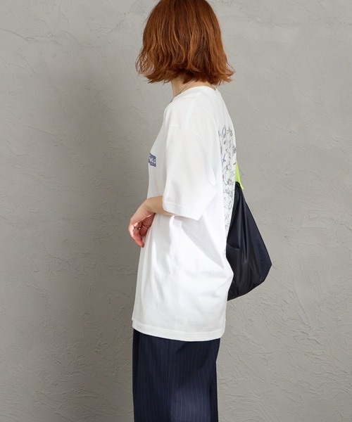 WILD THINGS（ワイルドシングス）の「[WILD THINGS/ワイルドシングス] 80S CLIMBER バックプリント ショートスリーブTシャツ（Tシャツ/カットソー・レディース・ブラック/ホワイト/ネイビー・M/L/XL）」の11枚目の写真