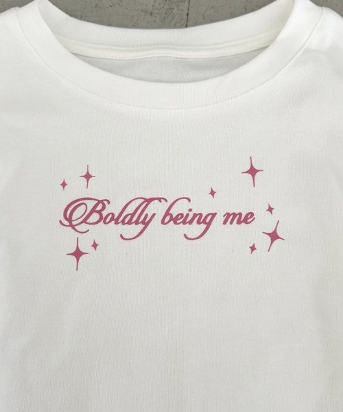 Bamm(バム)の「サイドギャザーロゴTシャツ(Tシャツ/カットソー・レディース・ライトブルー/ホワイト/ブラック・FREE)」の16枚目の写真