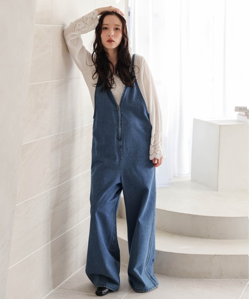 AMELY(エミリー)の「レースニットフーディートップス(その他トップス・レディース・オフホワイト・L/M)」の3枚目の写真
