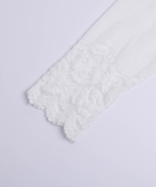AMELY(エミリー)の「レースニットフーディートップス(その他トップス・レディース・オフホワイト・L/M)」の15枚目の写真
