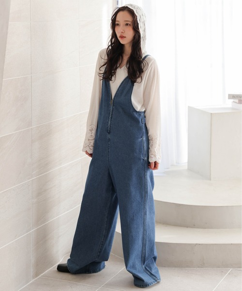 AMELY(エミリー)の「レースニットフーディートップス(その他トップス・レディース・オフホワイト・L/M)」の5枚目の写真