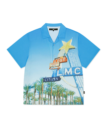 GRAPHIC SHORT-SLV SHIRT blue