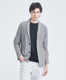 ABAHOUSE GRAY（アバハウスグレイ）の「【接触冷感】ハニカムメッシュ ショールブルゾン ジャケット（ブルゾン）」