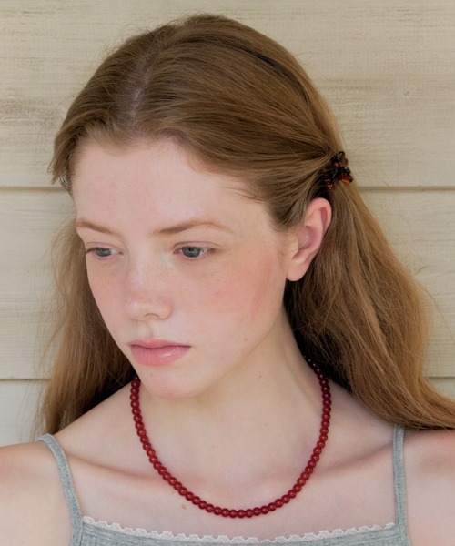 GIUNON(ジウノン)の「mini heart hair crip (2set) / ミニハートヘアクリップ(2set)(バレッタ/ヘアクリップ・レディース・ブラウン/ブラック・FREE)」の7枚目の写真