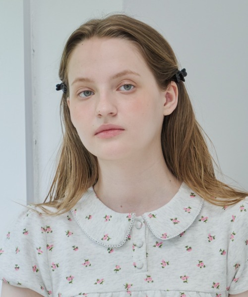 GIUNON(ジウノン)の「mini heart hair crip (2set) / ミニハートヘアクリップ(2set)(バレッタ/ヘアクリップ・レディース・ブラウン/ブラック・FREE)」の12枚目の写真